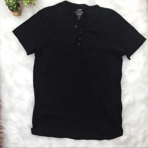 Cotton On Shirt The Other Henley Size L Black EUC